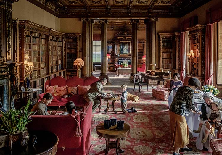 Downton abbey sales sitting room