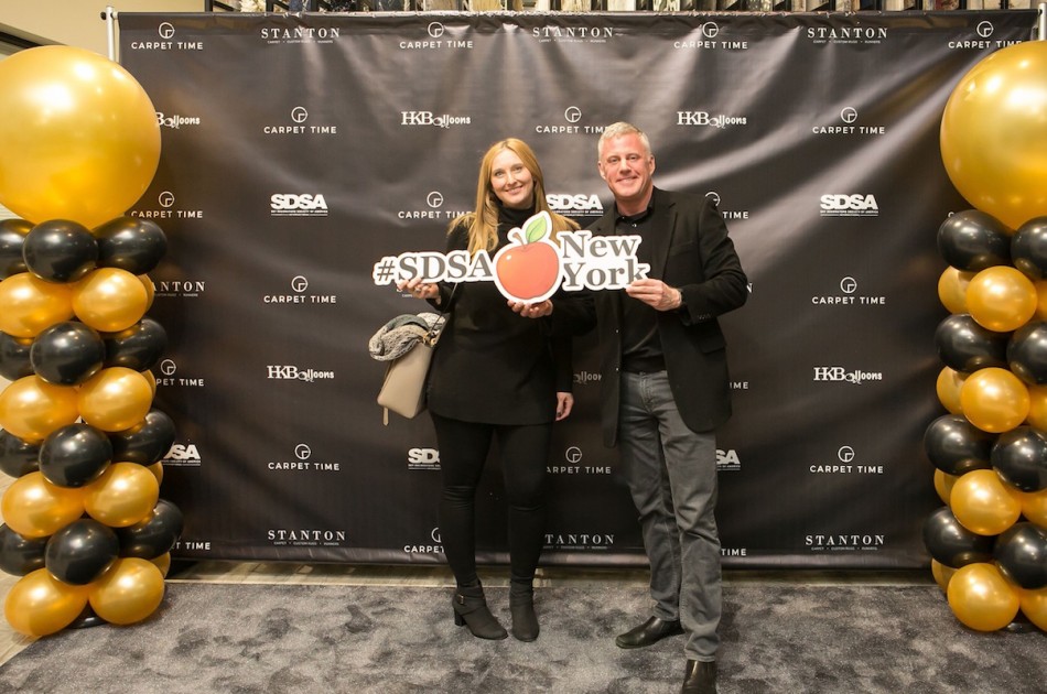 Dave, at New York with Bridge NYs Tasha Frendel at Carpet Time Pre Oscar Bash