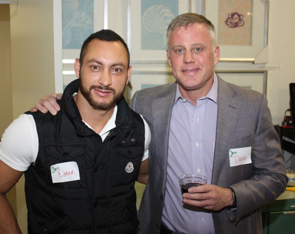 Dave at ATL, with Omar Romer